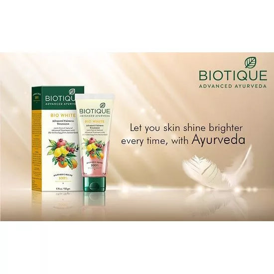 Biotique Bio White Advanced Fairness Treatment Cream (50g) X 2 : SK786
