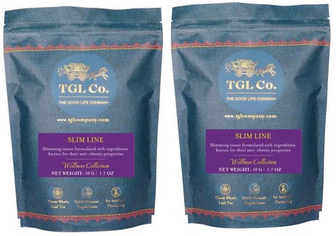 TGL Co Slim Line Tea for weight loss (Pack of 2, each 50 g) SN053
