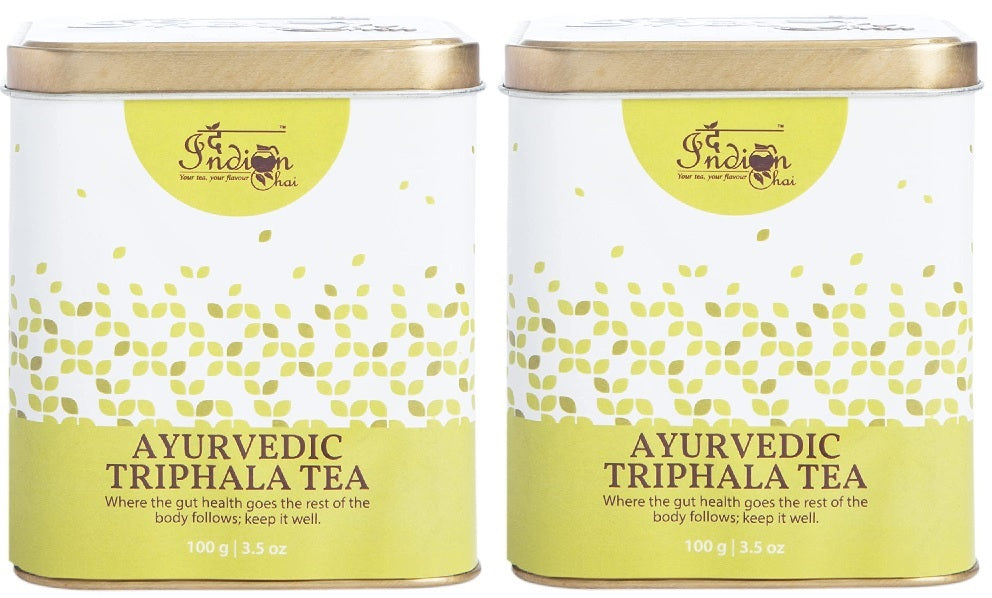 Indian Chai Ayurvedic tea with Triphala (Pack of 2, each 100 g) SN082