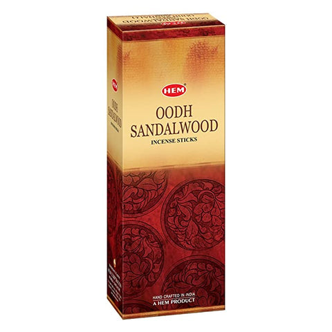 Hem Oodh Sandalwood Incense Pack of 120 Sticks | Oudh Agarbatti X 2 YK22