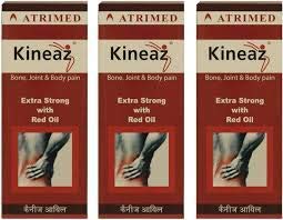 HERBANATION Atrimed Kineaz Liniment Oil for Bone, Joint and Body Pain (50 ml) - Pack of 3 YK015