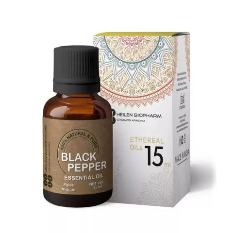 Black Pepper Essential Oil, Brand. Heilen Biopharm 15 ml X 2 YK61