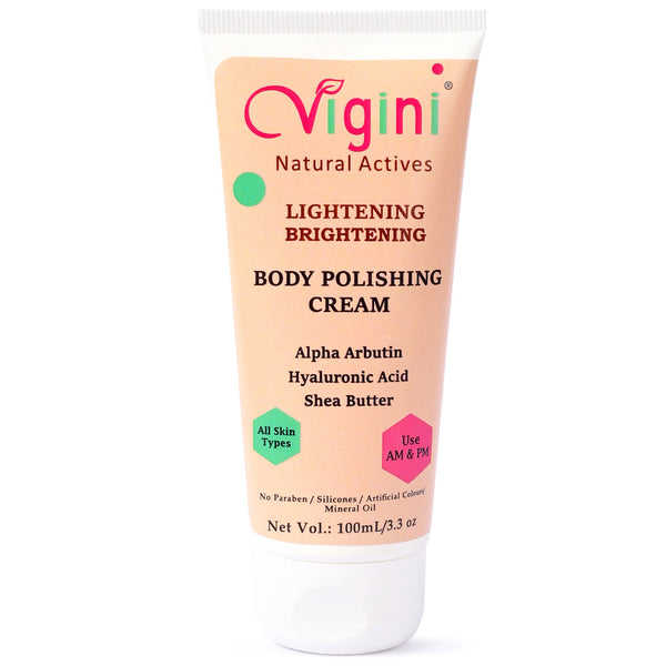 Skin Whitening Brightening Body Polishing 100g and Under Eye Cream 20g (Pack of 2) SN08