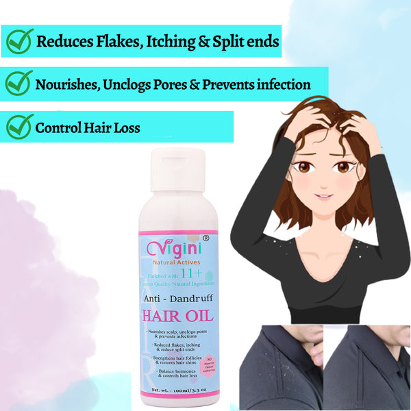 Anti Dandruff Hair Oil 100ml (Pack of 2) MT03