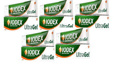 Iodex Ultragel 30g tube (Pack Of 5) Pain Relief Gel  ST0152