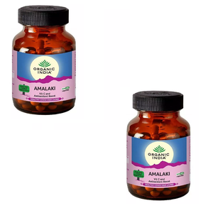 Organic India Amalaki - 60 Capsules Bottle (Pack Of 2) JS76