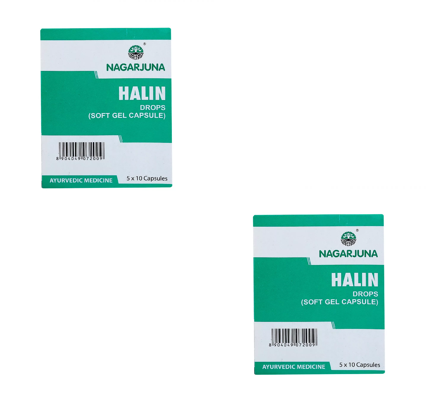 NAGARJUNA Halin Drops (Soft Gel Capsule), 50 Count (Pack Of 2) JS81
