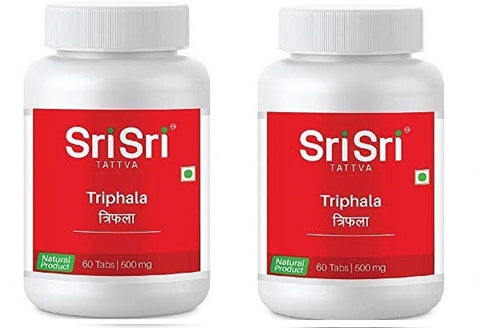 Sri Sri Tattva Triphala 500Mg Tablet - 60Count (Pack of 2) JS32