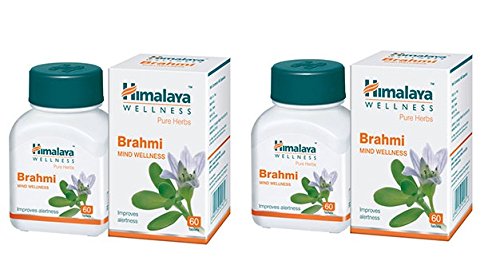 Himalaya Brahmi Tablets - 60 Tablets  (Pack of 2) JS31