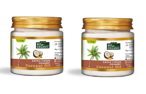 Coconut oil: for skin and hair care (175 ml), (Pack Of 2) Extra Virgin Coconut Oil, prod. Indian Valley - SK22