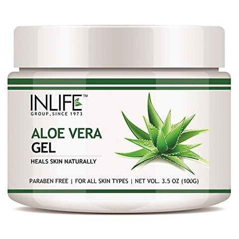 INLIFE Aloe Vera Gel, Paraben Free - 100 g (Pack of 2) - SK28
