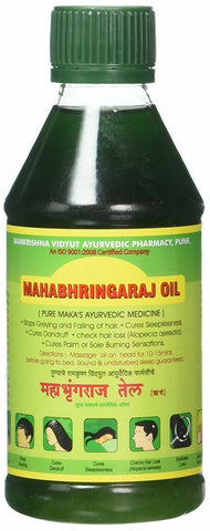 2 X  Mahabhringaraj Oil 50ml Eclipta alba Brahmi Amla Hair Growth Oil