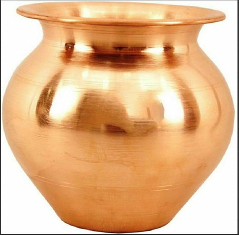 Copper Lota / Kalash / Water Pot For Surya Namaskar Pooja Best Quality