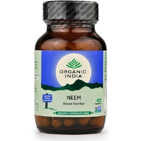 ORGANIC INDIA Neem Blood Cleanser 60 Vegetarian Capsules YK049