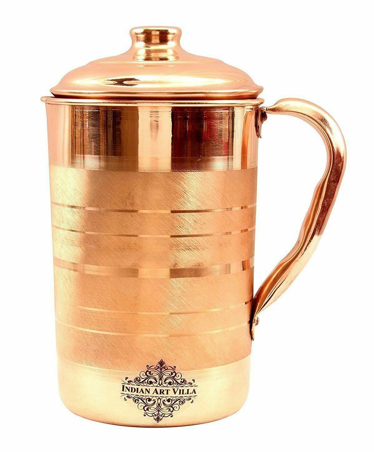 Handmade Pure Copper Jug Pitcher |1700 ml| For Storage & Serving Water