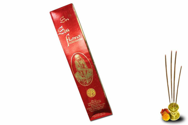 Damodar Sri Sai Flora Agarbatti (25 g, Red) - Pack of 10 SU019