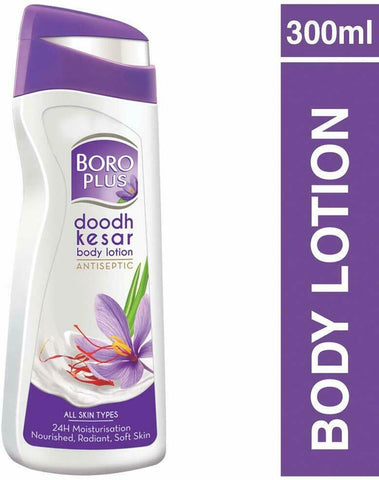 Boro Plus Boroplus Doodh Kesar body lotion, Ayurvedic, 300ml