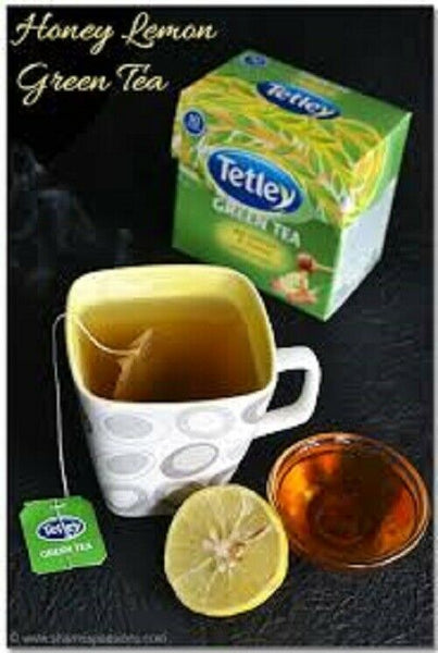 Tetley GREEN Tea Lemon & Honey Natural Flavours - 25 Tea Bags