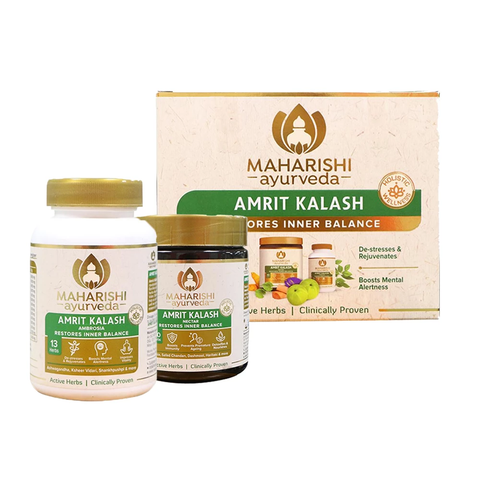 Maharishi Amrit Kalash - Dual Pack (600gm Paste & 60 Tablets )