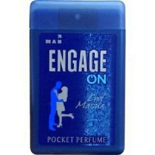 Engage Men's Pocket Perfume, 18mlx3 Cool Marine,Citrus Fresh,Classic Woody WA409