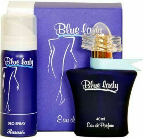 Rasasi Blue Lady EDP for Women Perfume With Free Deo 40 ml Spray FREE SHIP WA306