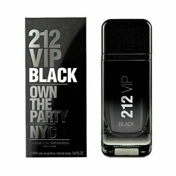 Carolina Herrera 212 VIP Black EDP (For Men 3.4 oz Eau De Parfum Spray)