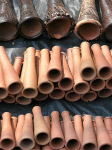 Indian Clay Chillum Chillam Handmade Smoking Pipe Pipes Terracotta 5 Pcs Pack