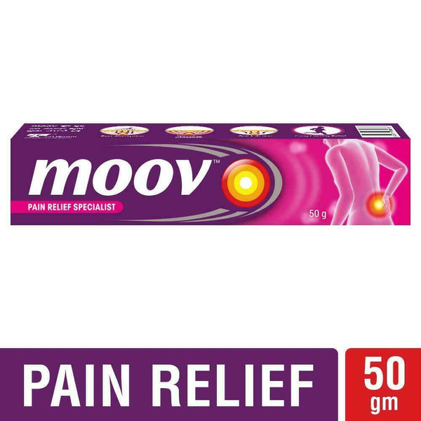 Moov Fast Pain Relief Cream Ayurvedic Formula Nilgiri Oil 50g Pack of 5 QD817