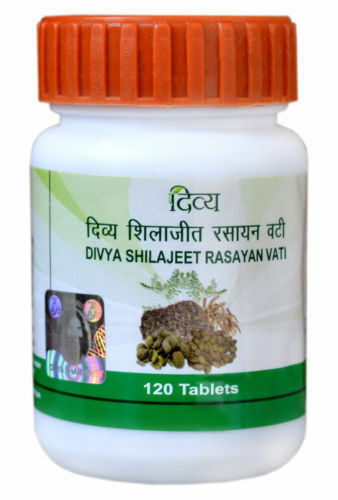 Patanjali Divya Shilajeet / Shilajit Rasayan Vati 40gm X 10 Herbal