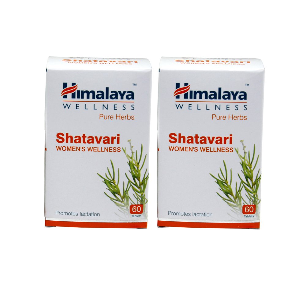 Himalaya Wellness Shatavari Women's Tablets, White, 120 Count, (Pack Of 2) JS29