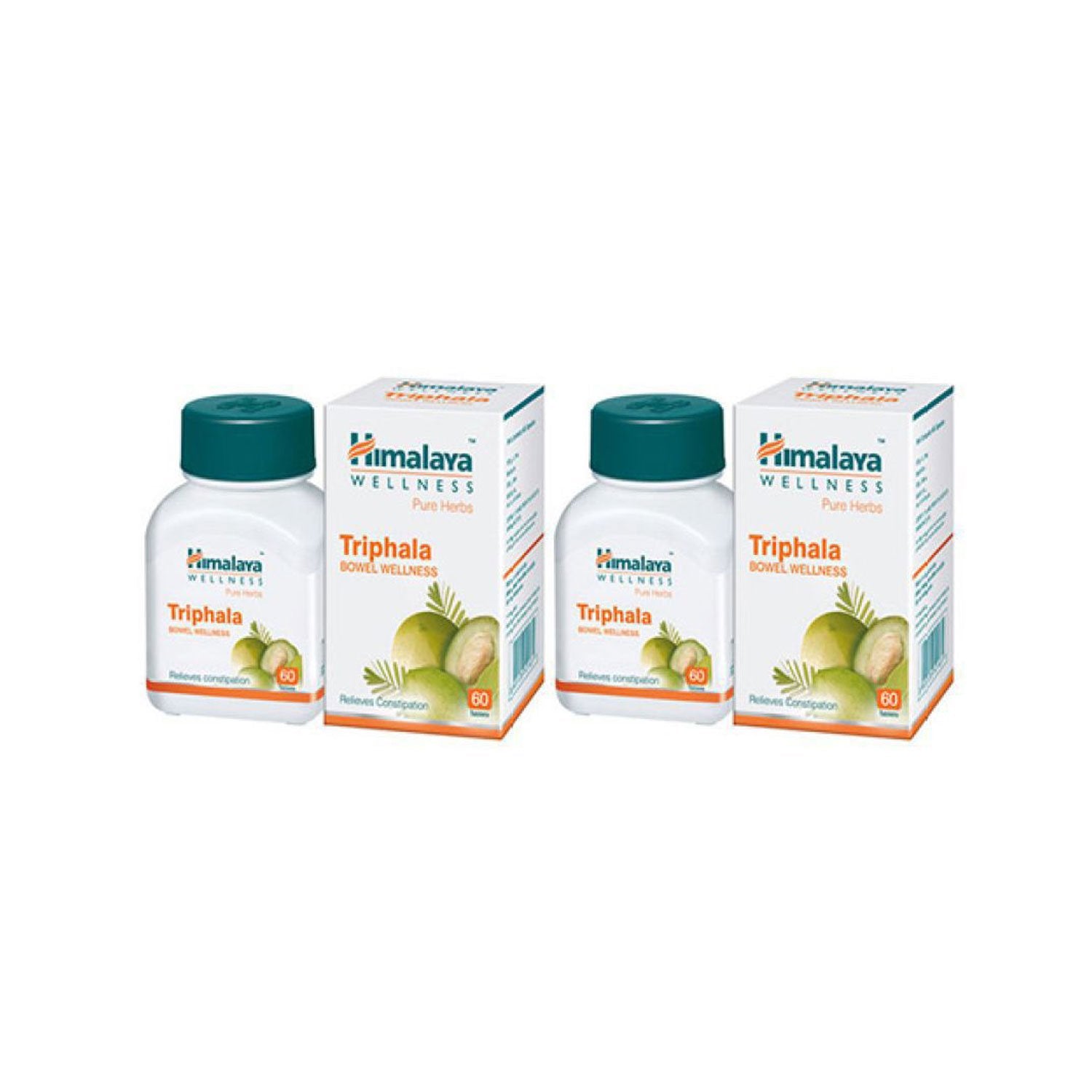 Himalaya Triphala Bowel Wellness 60 Tablets - (Pack of 2) JS27
