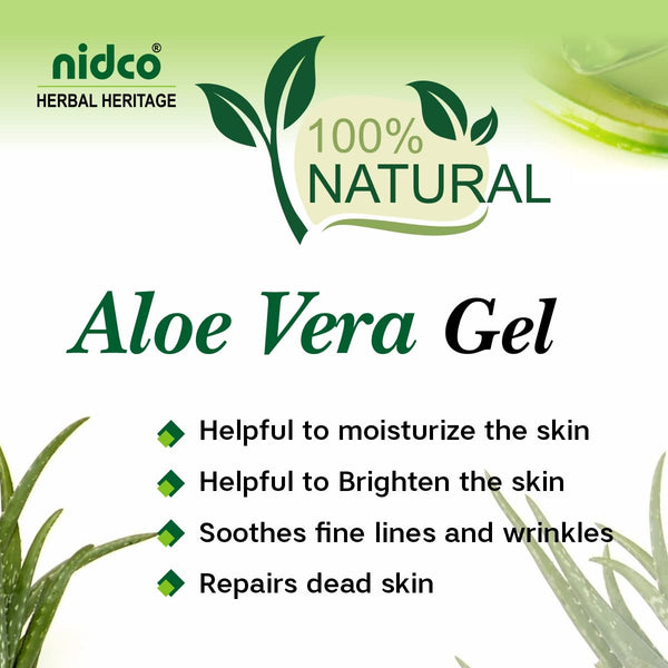 Angrag Aloe Vera Gel (125 g) (Pack of 2) Aloe Vera Gel, prod. Nidco - SK13