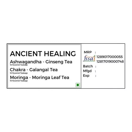 Tea set 3 flavors (30 packs, 2 g), Ancient Healing Collection, prod. Karma Kettle (Pack of 2) SN007