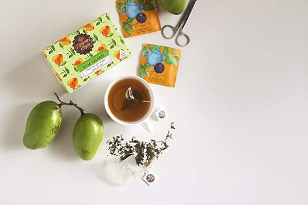 Karma Kettle Aam Salaam Green tea with Mango, Cumin and Mint (20 packs, 2 g) X 2 SN088