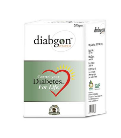 Diabgon - Ayurvedic Anti-Diabetic Pills and Powder ( 60 Capsule ) & ( 200 gm Powder )SK57