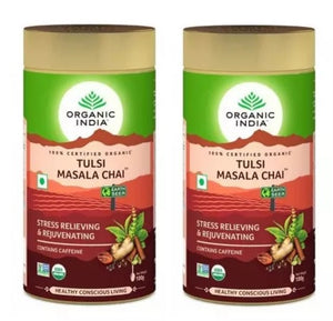 Tulsi Masala Chai (100 g), Tulsi Masala Chai, prod. Organic India (Pack of 2) SN013