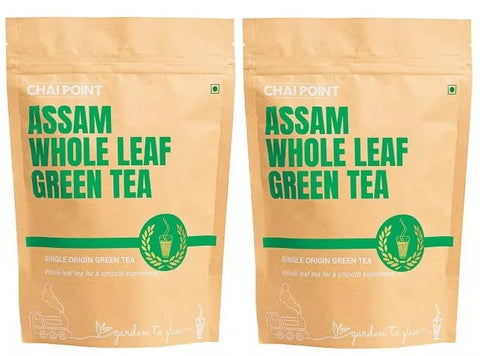 Chai Point Assam Green Tea (Pack of 2, each 100 g) SN079