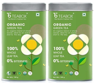 Teabox Darjeeling Green tea (Pack of 2 , each 100 g) SN083