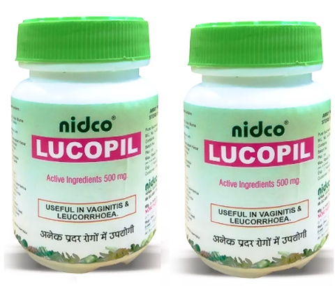 Nidco Lucopil Capsule - 30 Capsules (Pack of 2)  JS42