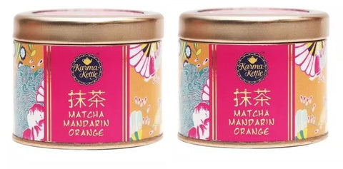 Matcha Mandarin Orange Tea (50 g), Prod. Karma Kettle (Pack of 2) SN012