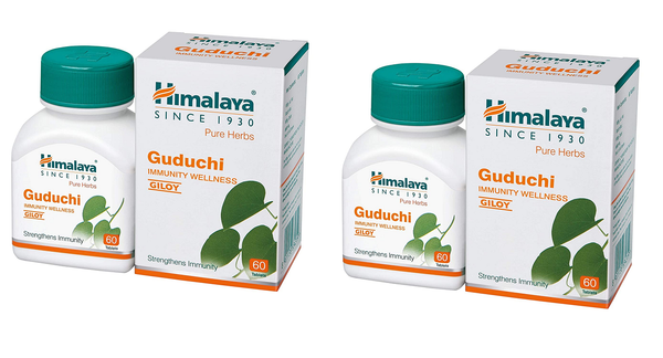 Himalaya Wellness Pure Herbs Guduchi Immunity Wellness |GILOY |Strengthens immunity| - 60 Tablet  (Pack Of 2) JS65