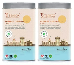Teabox Bombay Cutting Black tea (Pack of 2, 250G) SN043