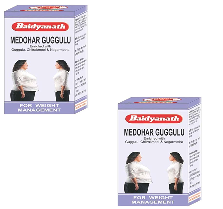 Baidyanath Medohar Guggulu (120 tabs, 700 mg) (Pack Of 2) JS78