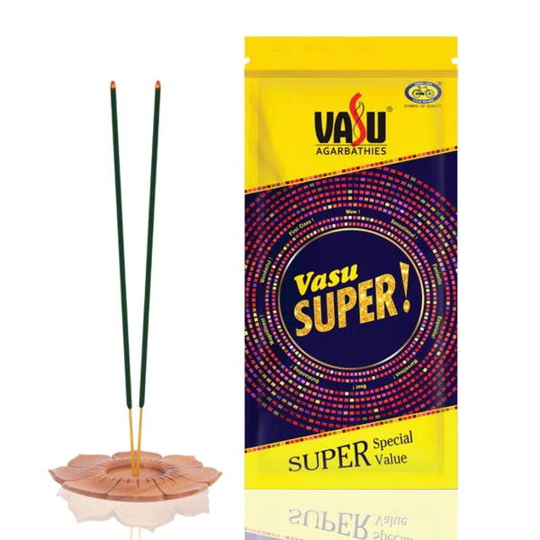 Incense sticks Vasu Super Agarbatti 75 pcs X Pack 4 YK41