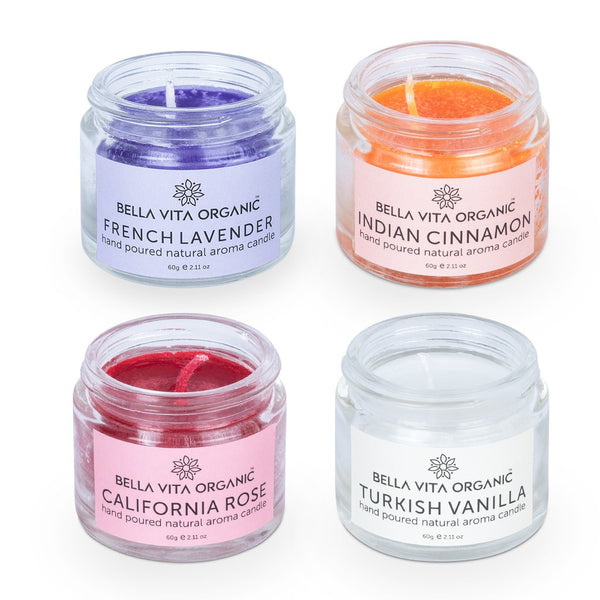 Bella Vita - Aroma Candles 4 X 60 g each X 2 YK0100