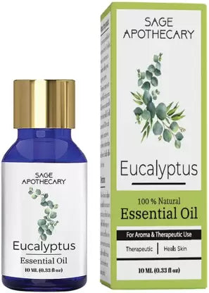 Eucalyptus Essential Oil, prod. Sage Apothecary 10 ml X 2 YK102