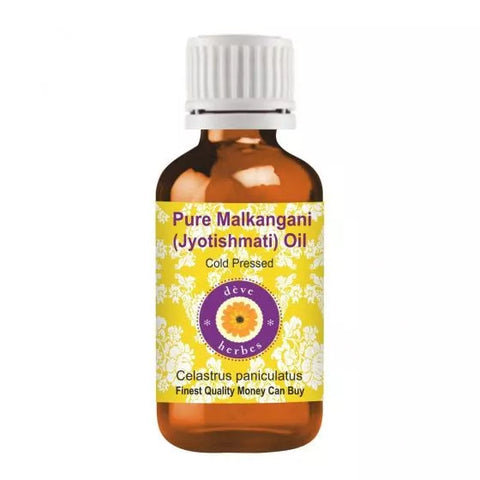 Deve Herbes Pure Malkangani (Malkangani/Jyotishmati) Oil 30ml X 2 YK29