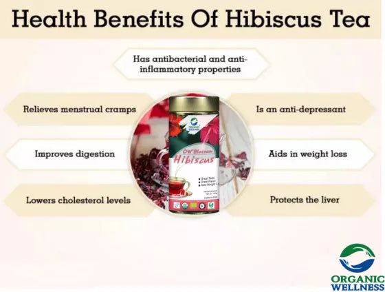 Organic wellness Hibiscus tea (Pack of 2 , each 100 g) SN072