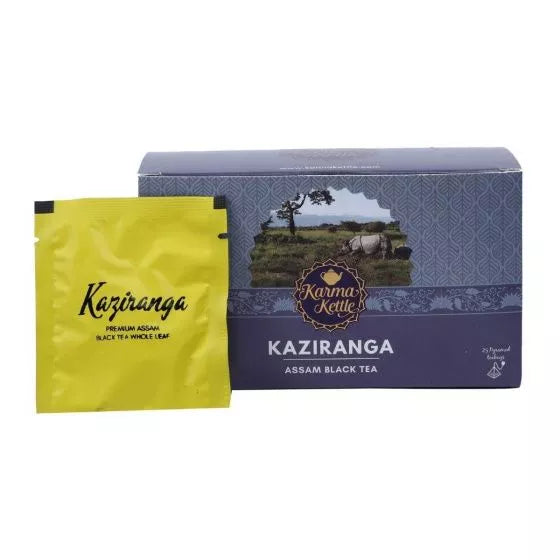 Black tea Assam (25 bags, 2 g), Kaziranga, prod. (Pack of 2) SN016