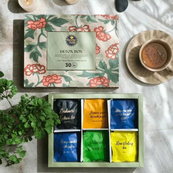 Karma Kettle Detox tea set 6 flavors (30 packs, 2 g) Pack of 2 SN029